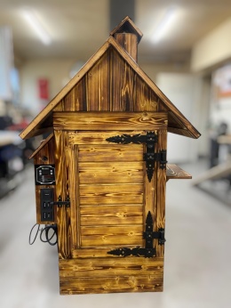 Wędzarnia elektryczna 420L Kute zawiasy OCIEPLONA