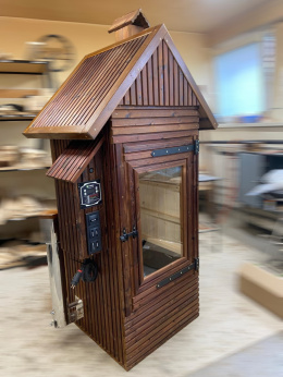 Wędzarnia elektryczna z deski THERMO 600L OCIEPLONA